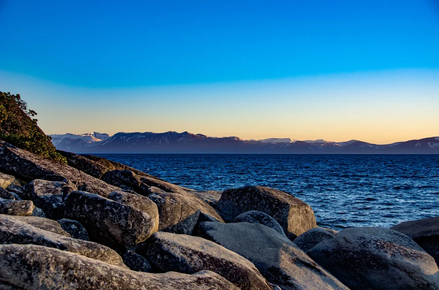 Lake Tahoe & Purple Mountains