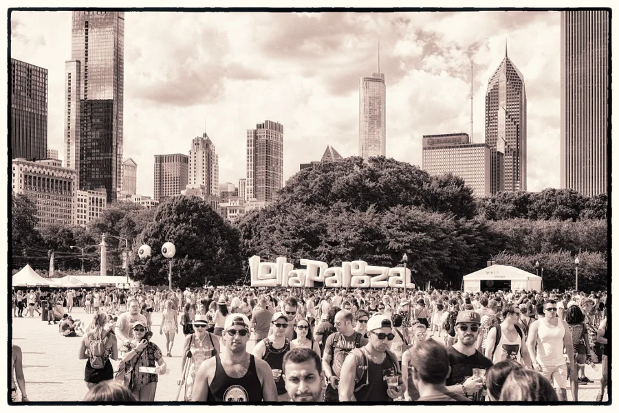 Lollapalooza 2015 B&W