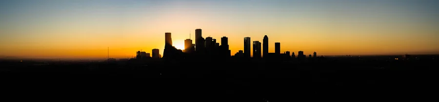 October Houston Sunrise in Houston